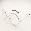 Glasses suitable for men and women, ultra light metal retro decorations