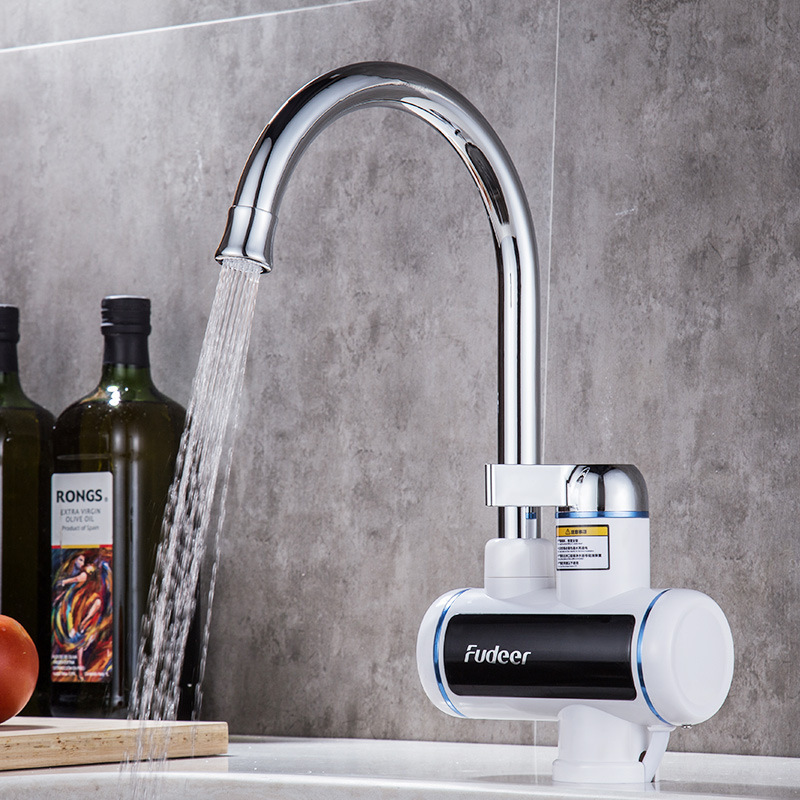 厂家直销新款热水龙头 数显电热水龙头即热式三秒速热水龙头 代发|ms