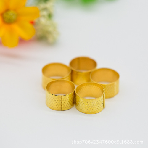 Factory Direct Cross-stitch Needle Sewing Thimble, Ring Thimble Holder, Metal Iron Thimble Home Thimble Tool