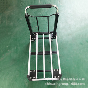 Portable Household Foldable Aluminum Alloy Trolley Trolley Shopping Pull Goods Handling Flatbed Cart Wholesale