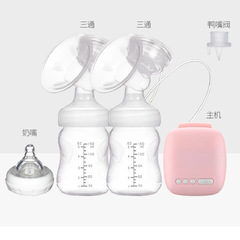 Miss Baby Electric Breast Pump with Full Automatic Suction and Massage Postpartum Breast Milk Stimulator Dual Electric Milk Extractor