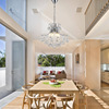 Crystal pendant, modern and minimalistic ceiling lamp, LED creative lights for living room