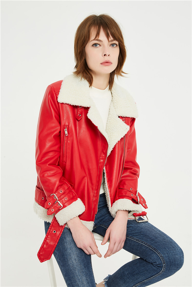 Veste cuir femme YOUKU en PU - Ref 3331810 Image 7