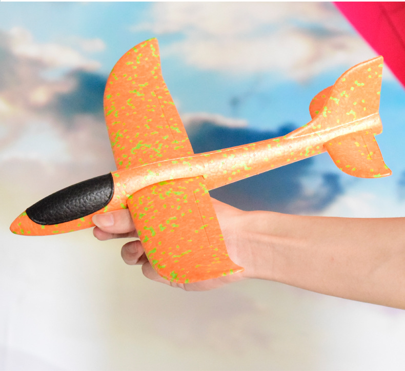 跨境手抛飞机epp泡沫飞机遥控手掷滑翔机回旋儿童电动航模玩具详情29