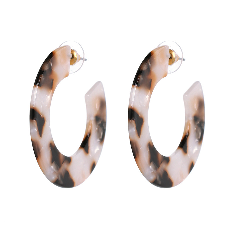 Mode Forme C Pas D'incrustation Des Boucles D'oreilles Boucles D'oreilles display picture 9