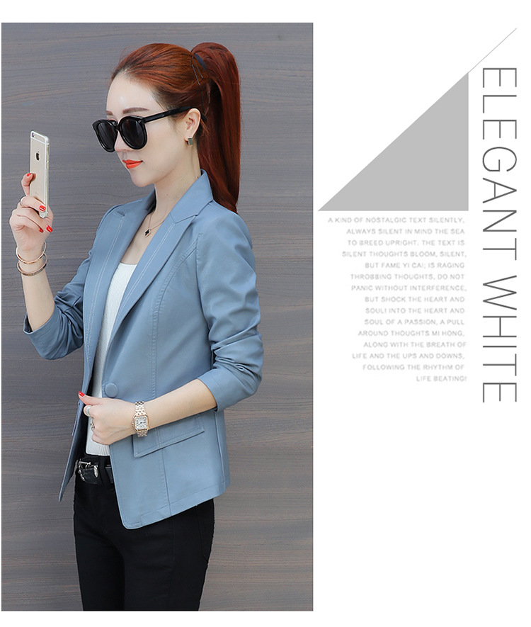 Veste cuir femme en PU - Ref 3331626 Image 60
