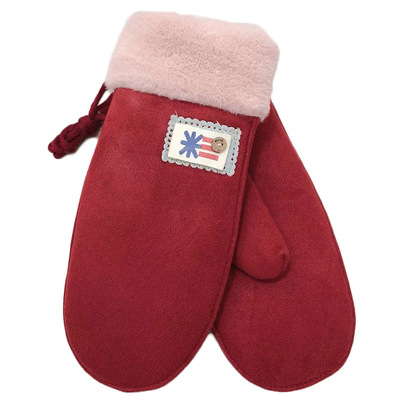 冬季卡通手套加工定制 毛绒布艺玩具秋保暖手套 跨境打样现货供应