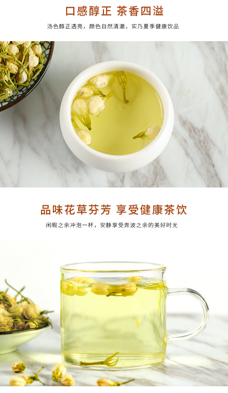 Jasmine Flower Tea (Jasminum sambac) — Dried Jasmine Buds, Loose Flower Tea, 30g Can specifications