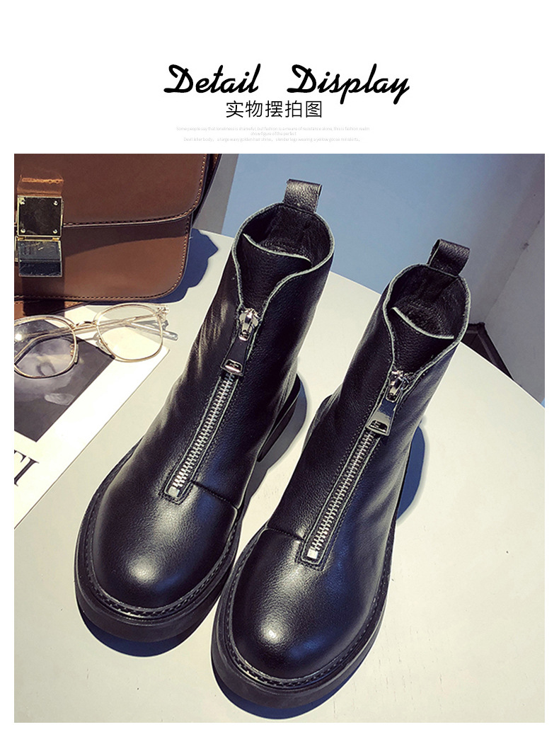 Bottes femme DAFEIOU     en En cuir - Ref 3354753 Image 17