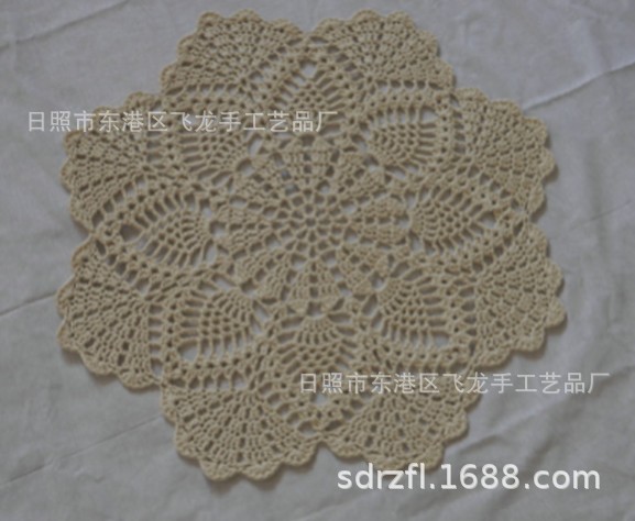 厂家加工定做各类毛线手工钩花，钩针棉线花片。毛线手钩花朵