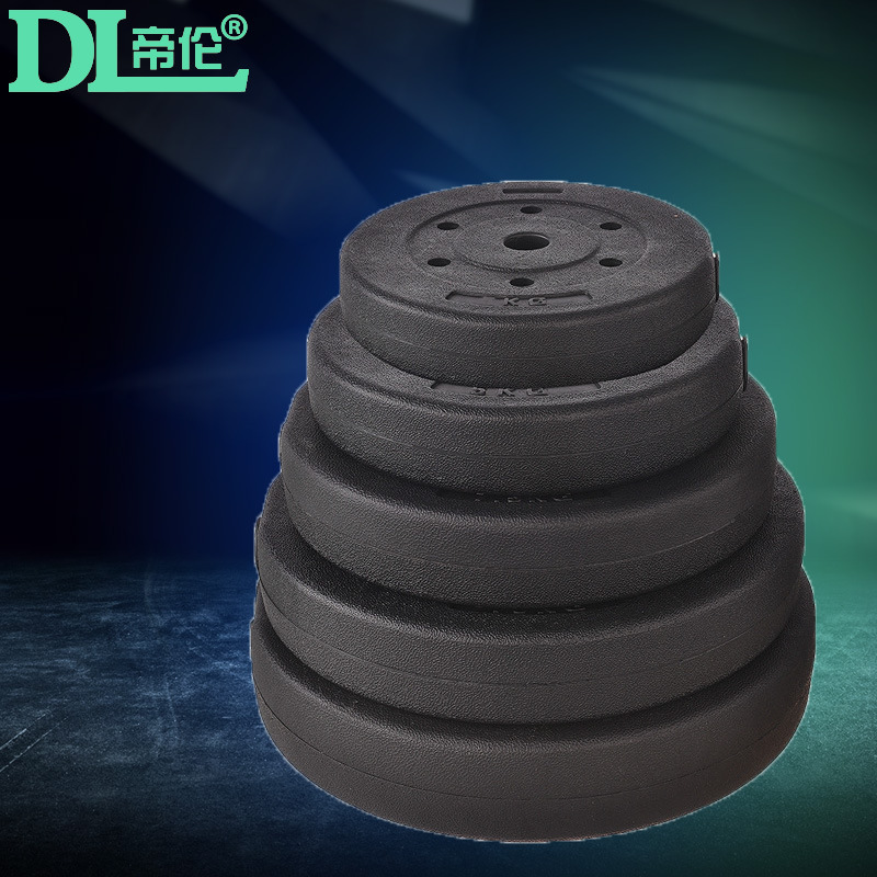 Manufactor Direct selling Weightlifting bar Bell piece Plastic bag Movies Counterweight environmental protection 2.5kg5kg10kg power Training Equipment