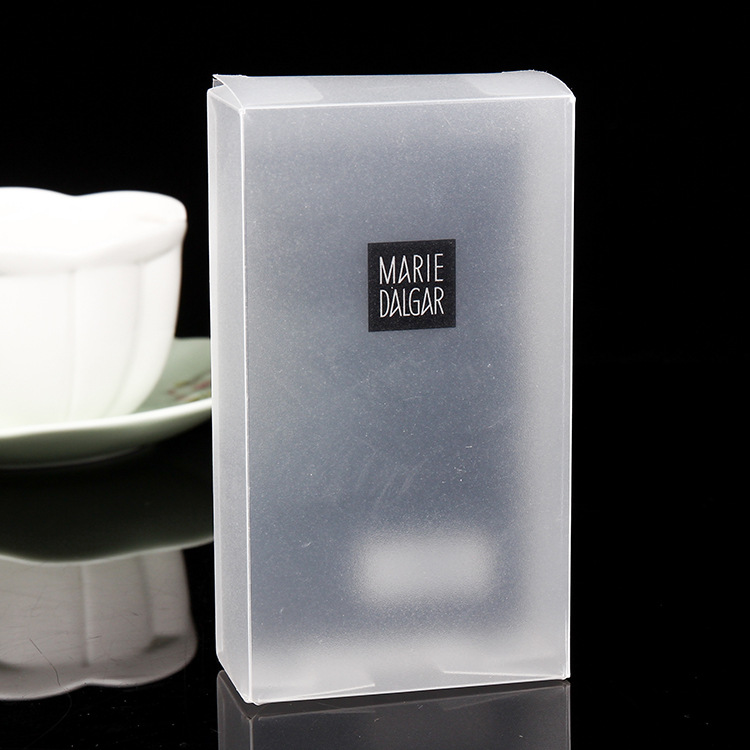 生产磨砂PVC包装盒 透明塑料收纳盒 单色印刷折盒定制|ru
