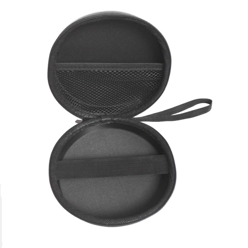 直销eva多功能耳机包圆形耳机盒防摔防水便携无人机收纳盒
