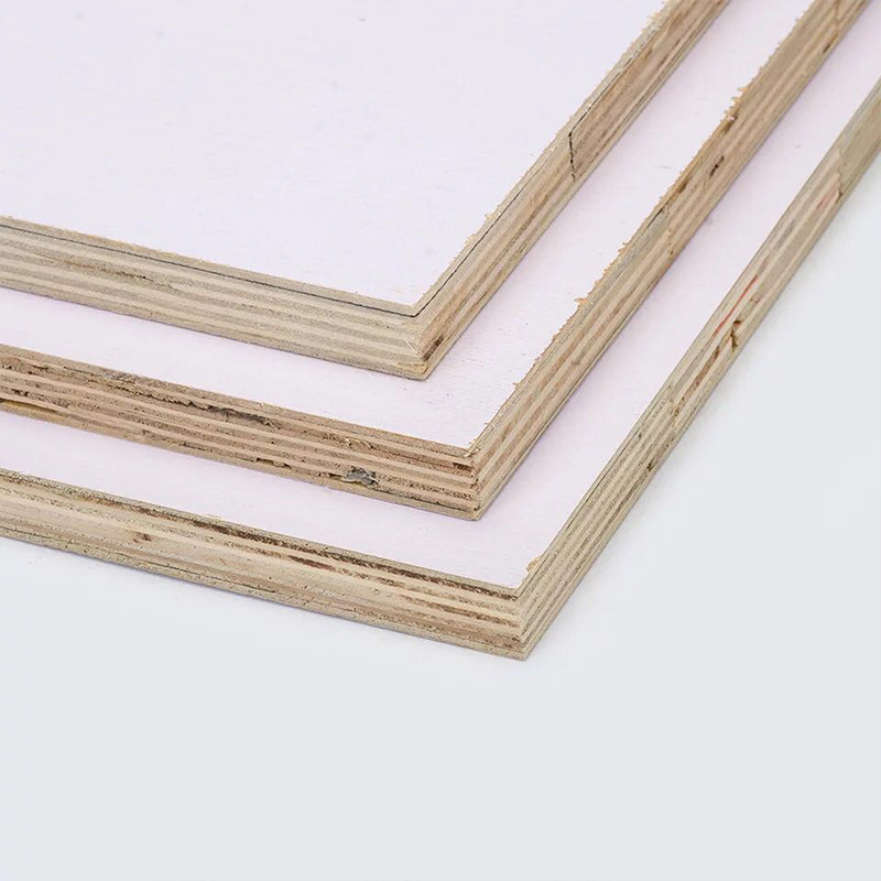 源头厂家生产16-18厘多层拼接生态板旧模板条机拼免漆板暖白多色