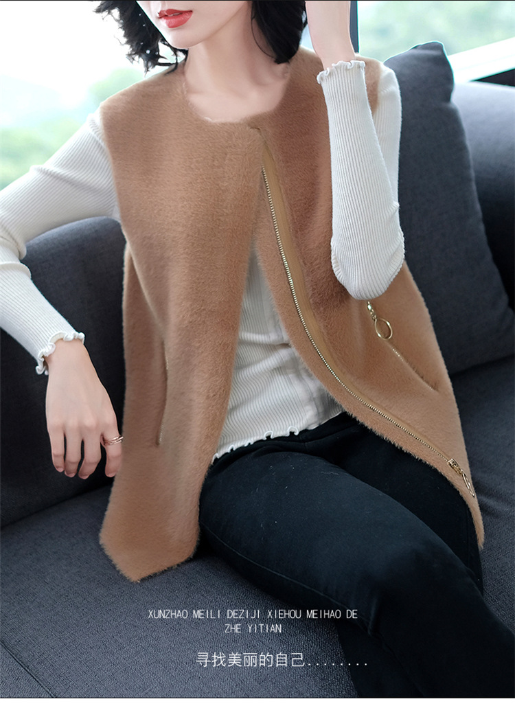 Gilet femme en Tricot - Ref 3317843 Image 8