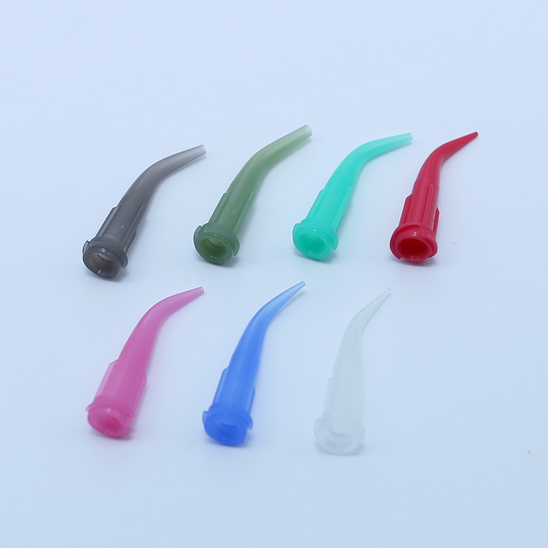 TT弯针头 平口点胶针头 全塑料针头 点胶机针筒针咀 现货弯管针头