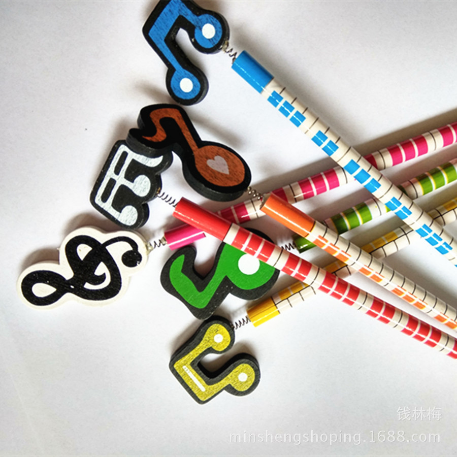 Music Notation pencil wooden  technology Stave originality pencil wholesale Customized student prize Customized