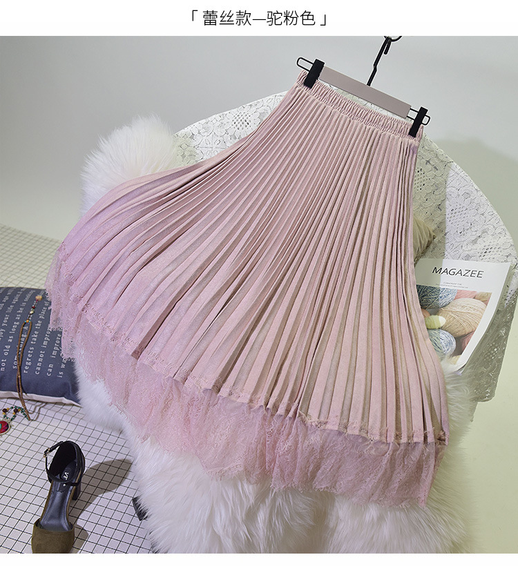 Jupe femme LACE GIRL en Daim - Ref 3330151 Image 40