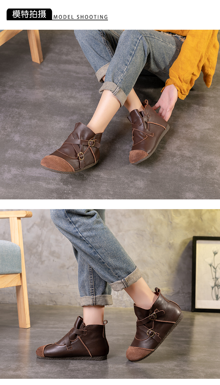 Bottes femme NATIONALITé HUI en En cuir - Ref 3355370 Image 23