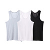 vest summer Thin section 100% Sleeveless T-shirts ventilation motion Bodybuilding Youth Solid