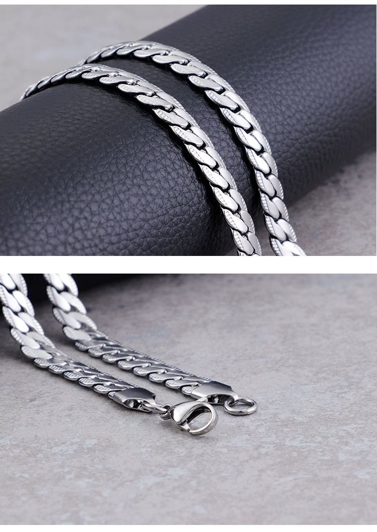 304 Stainless Steel Material Geometric Pattern PVD Coated 18K Gold Plated Geometric Titanium Steel Fashion Waterproof Non Tarnish Titanium Steel Necklace