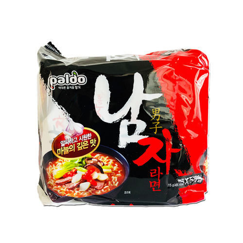 Paldo Ramen, an instant noodle from South Korea, spicy men's Paldo udon, 115g, boil-in-package noodles