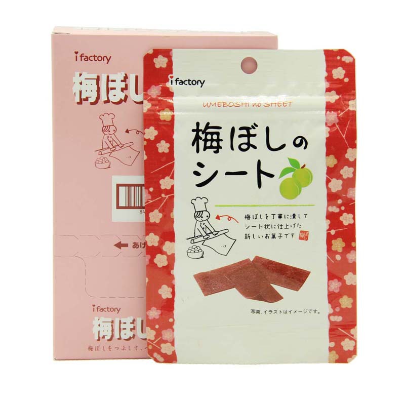 日本爱心工厂  话梅片14g梅干梅子酸梅片果脯 现货|ms