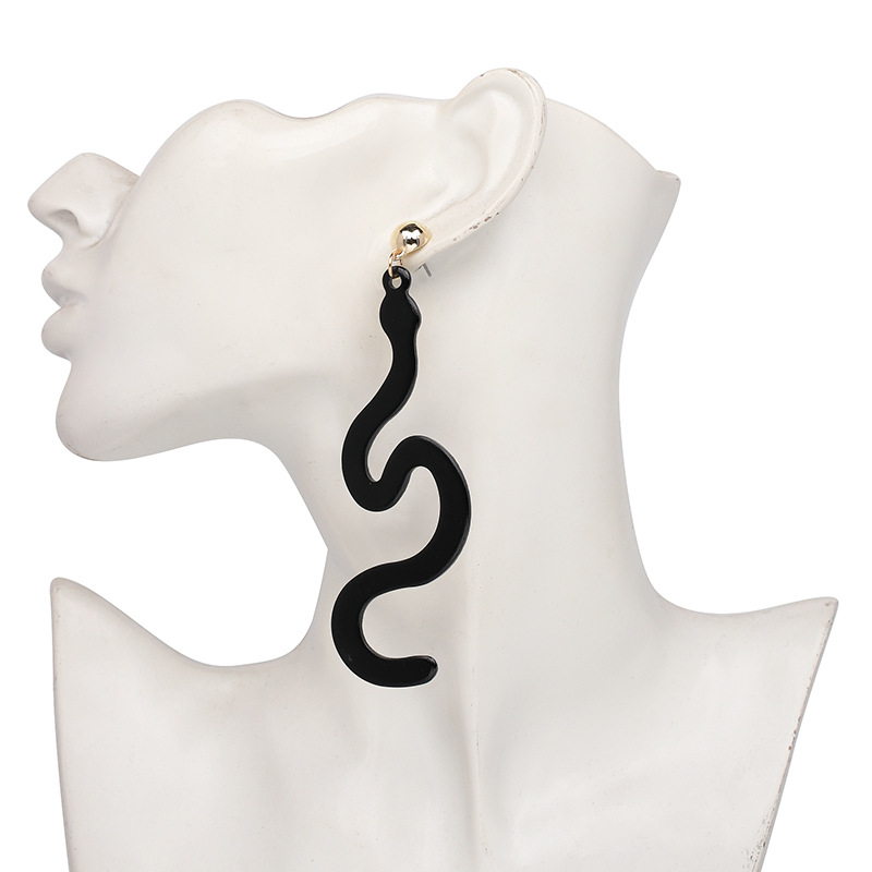 Alloy Fashion Geometric earring(black) NHJJ4646-black