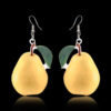 Fashionable summer earrings, fresh acrylic fruit jewelry, European style, wholesale