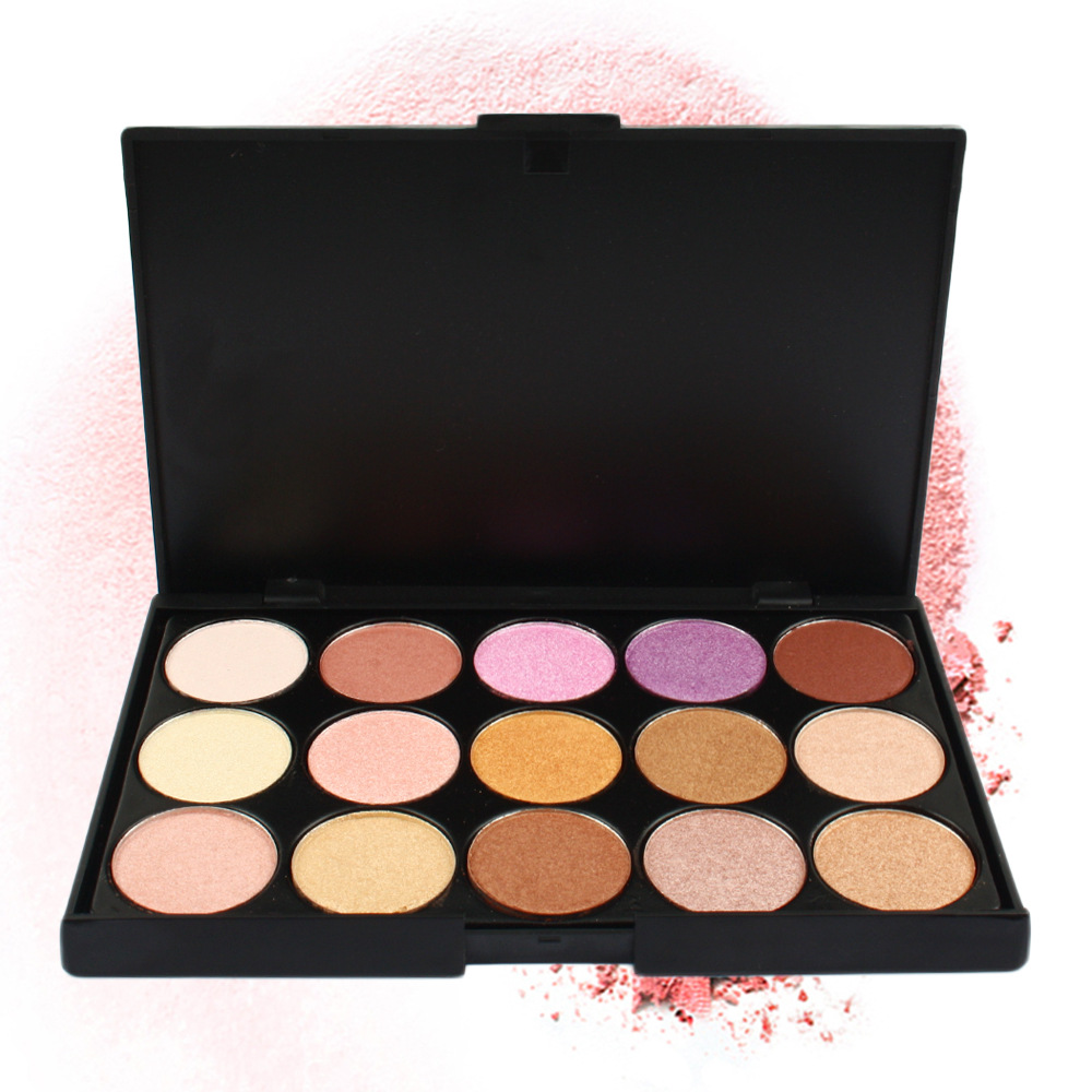 ismine/伊姿蔓15色眼影组合眼影盘珠光哑光眼影彩妆盘彩妆批发