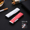 AM5203 ultra -thin inflatable metal windproof red fire lighter portable creative personality gas lighter factory approval