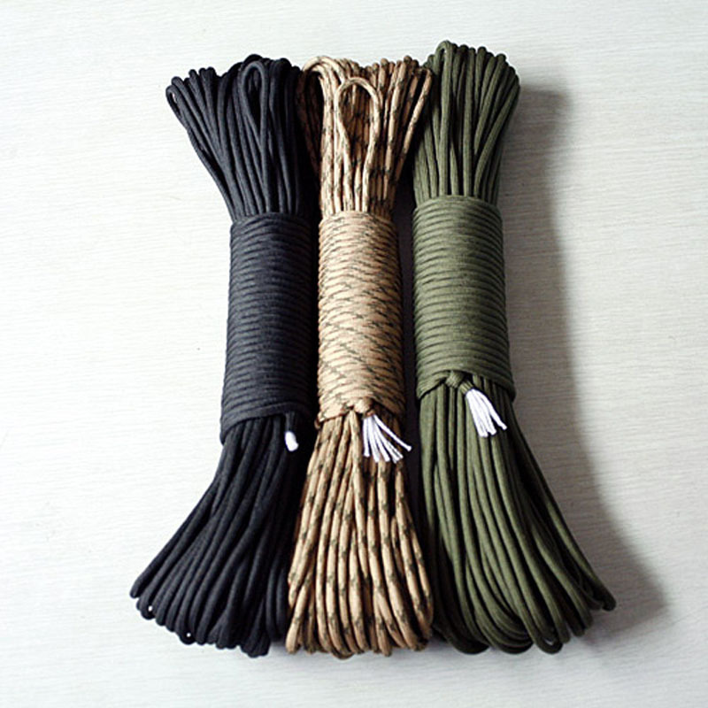 厂家现货 速卖通户外伞绳手链绳 弹弓帐篷捆绑绳 4mm七芯伞绳批发