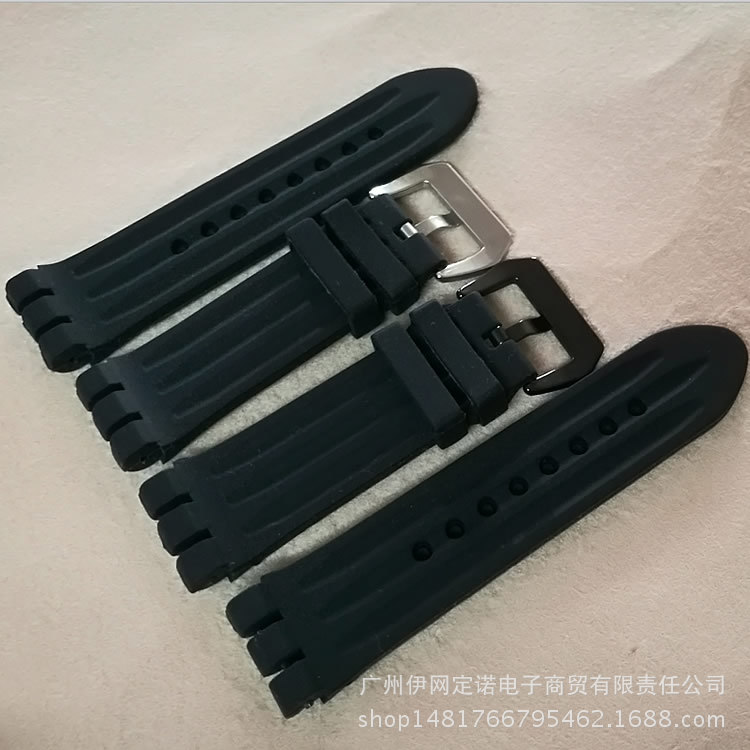 Compatible con Swatch correa de silicona 23mm yos Serie 23*26mm cadena de reloj de silicona correa de reloj accesorios de reloj