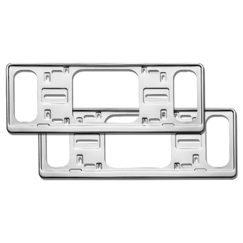 Factory direct supply of stainless steel multi-functional license plate frame number plate frame license plate frame tray exterior modification wholesale