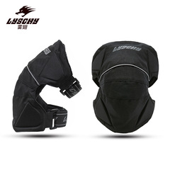 Winter motorcycle riding knee pads, electric vehicle knee pads, windproof and anti-fall motorcycle rider racing protective gear, four-season knee pads