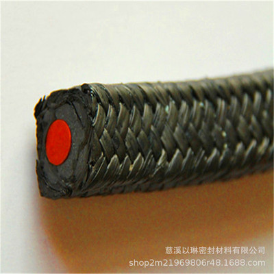 供應YL-420SC無油黑四氟矽膠芯盤根