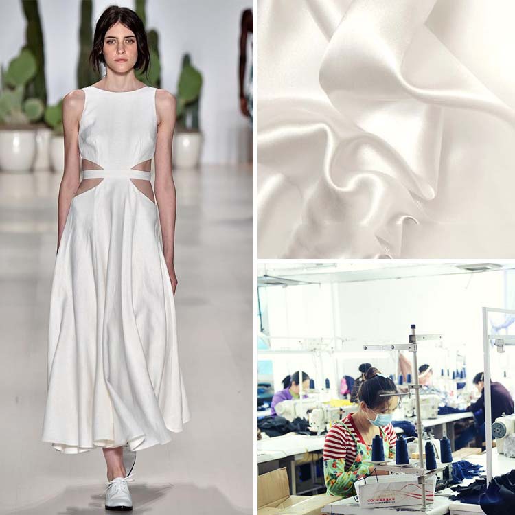 淘工厂连衣裙生产加工来图来样贴牌加工小单快反柔性供应服装加工