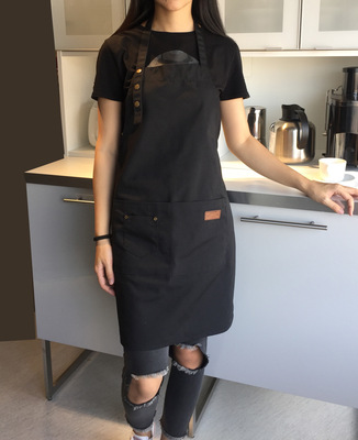 Chef overalls Sail apron custom printed tea shop bakery restaurant manicure men and women work clothes