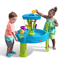 美國進口step2兒童沙水桌玩具桌黃色小鴨戲水臺男女孩沙灘工具