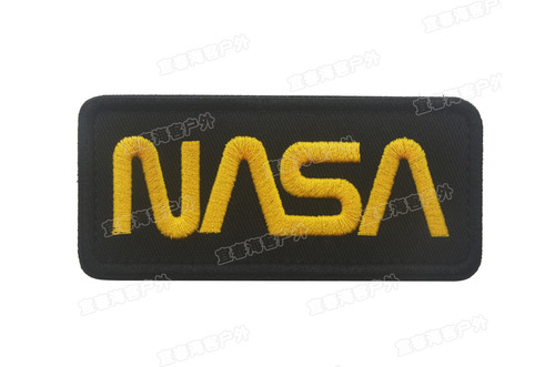 NASA English letters embroidered cloth armband Velcro clothing bag hat