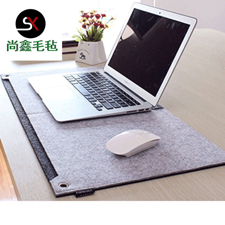 厂家供应鼠标垫毛毡办公桌面桌鼠标垫键盘垫护腕垫