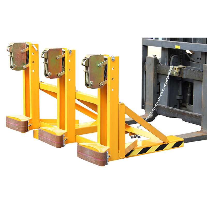 定制三油桶夹具 DG1500A叉车鹰嘴抓钳子吊油桶夹具铁桶塑料桶通用|ms