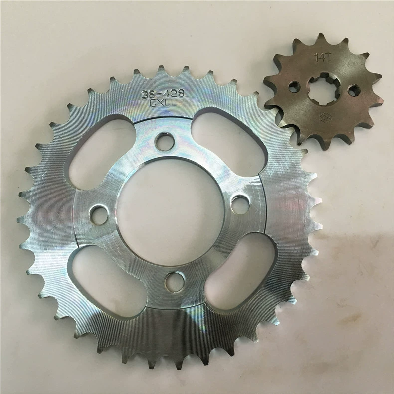 Аксессуары для мотоциклов Dayang DY100 изогнутая балка 100 110 HJ110 Звездочка Размер зубной пластины зуб 36-14