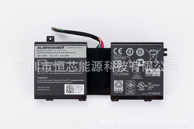 全新戴尔 ALIENWARE M18X R3 外星人17 2F8K3 M17X R5笔记本电池|ru