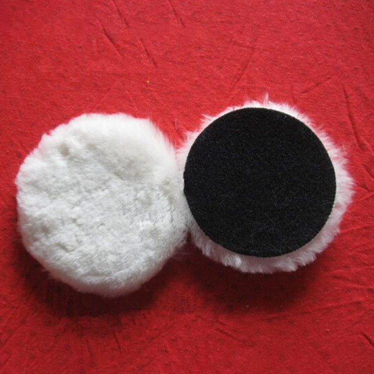 3-7 pulgadas de lana autoadhesiva disco de pulido bola de lana disco de pulido coche de lana de belleza Placa de esponja rueda