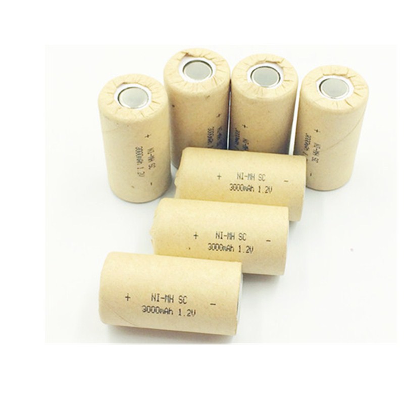 跨境货源 手电钻电池 SC、C、D型 镍氢 SC3000 MAH1.2V 动力电池|ms