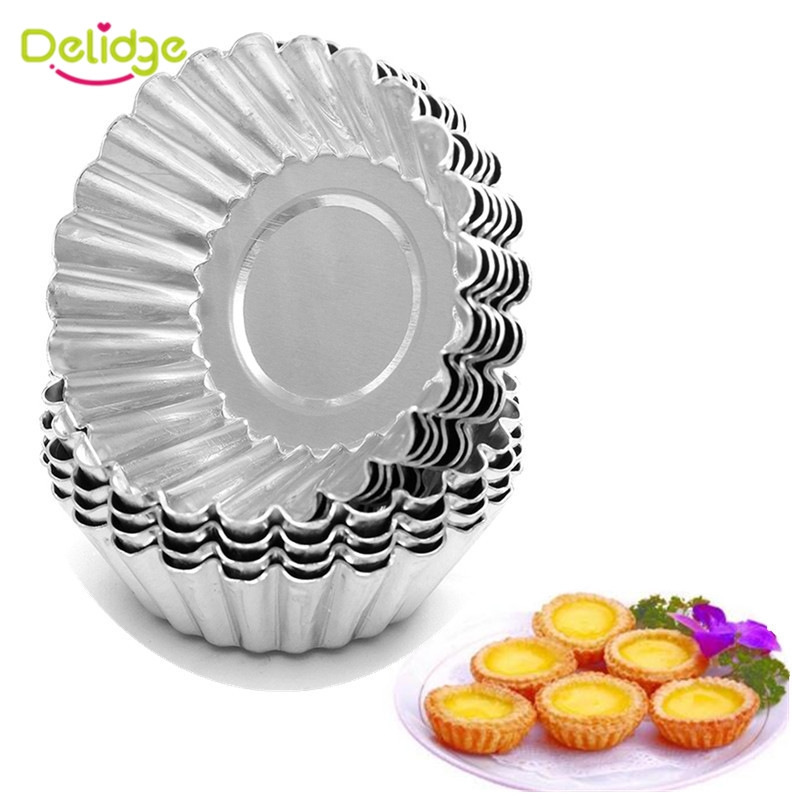 10 Aluminum Baking Mould Flat Bottom Chrysanthemum Calendar Pudding