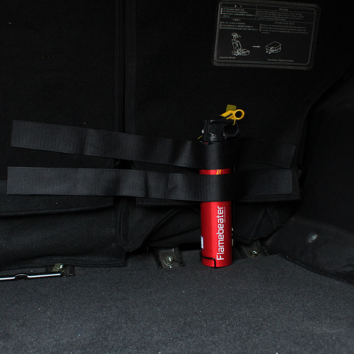 Wholesale car trunk fire extinguisher fixing strap Velcro fire extinguisher strap two pieces long 58*5CM