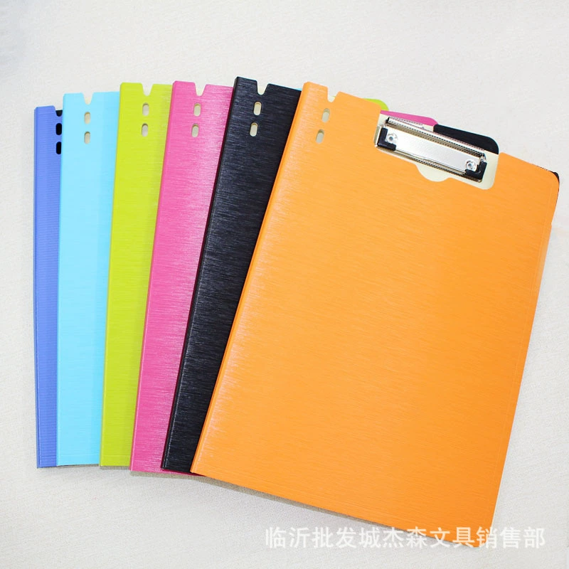 Aoyu написание подписной пластины клип утолщенная Папка с файлами около 320*235 мм пластиковая папка многоцветная случайная