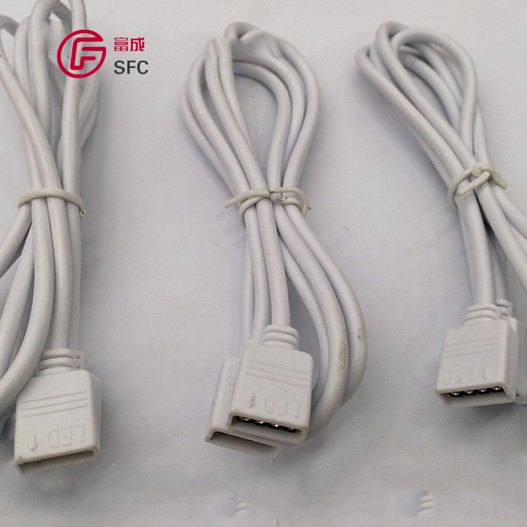 厂家供应 RGB 4pin延长线 LED RGB七彩灯条灯带延长线 可批发|ru
